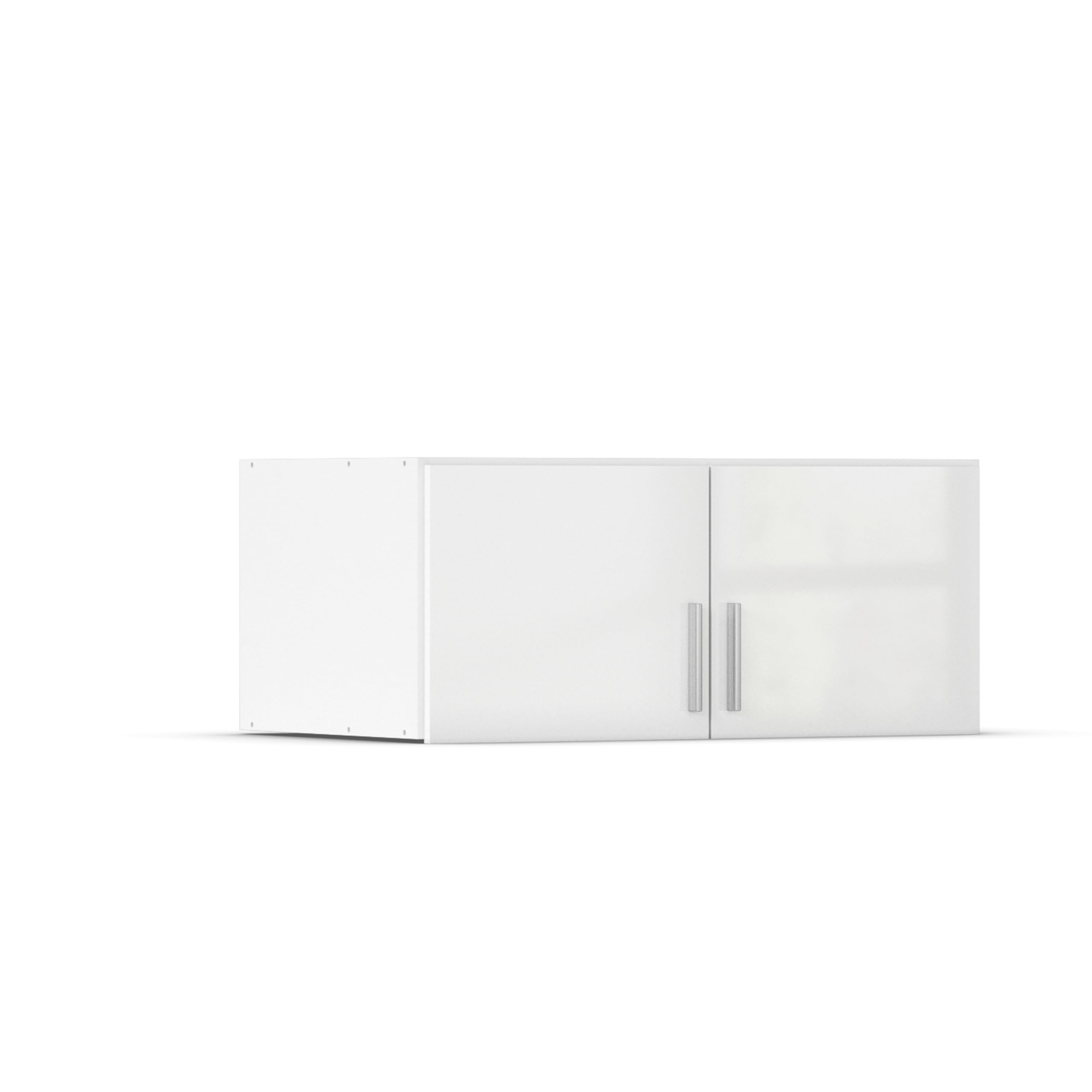 Rauch Möbel Celle, Kleiderschrank für Schlafzimmer, Kinderzimmer, Babyzimmer, Garderobe, Flur, 3-türig, 6 Schubladen, Farbe Hochglanz Weiß/Weiß, Breite 136 cm