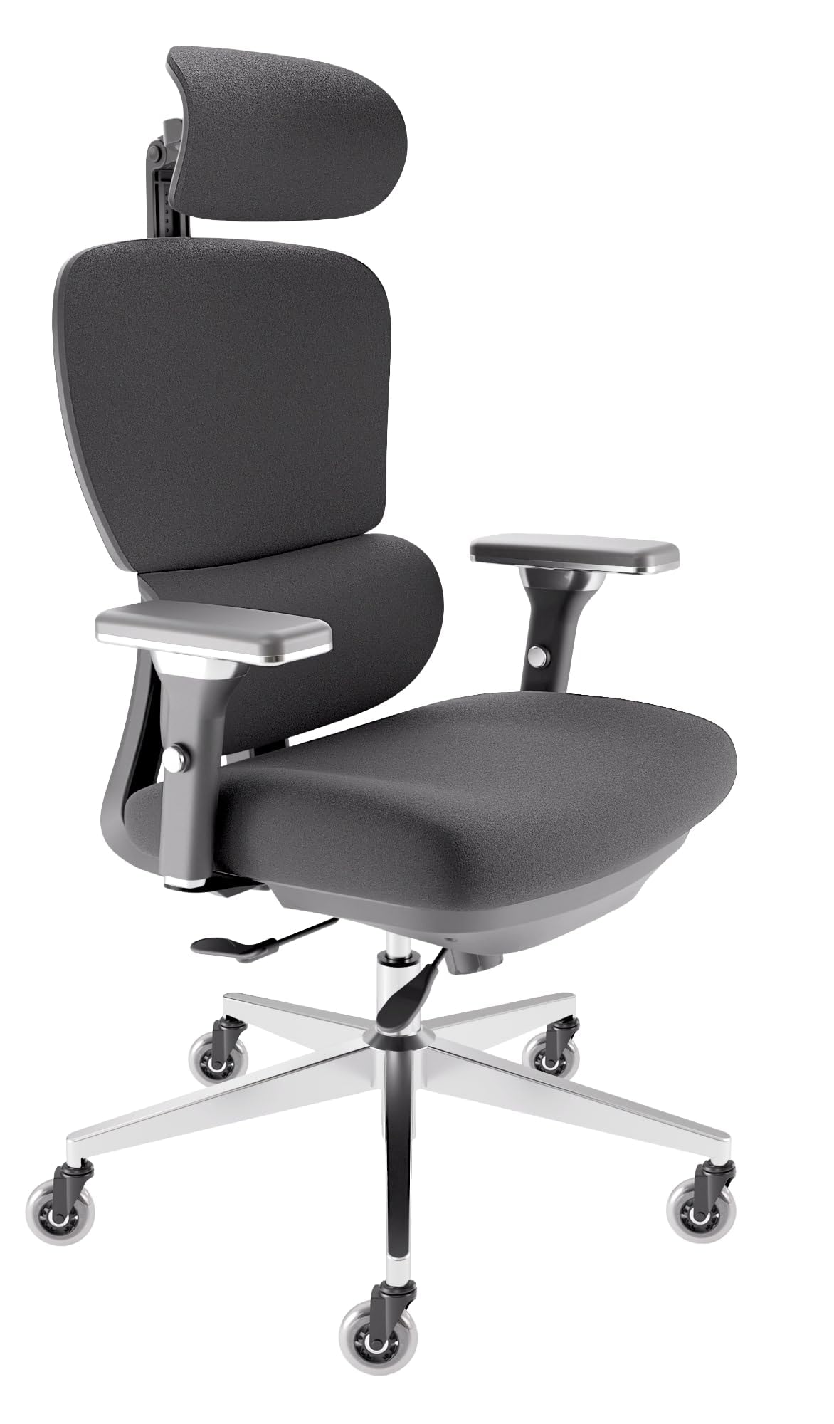 CLOUVOU BrightSeat Bürostuhl Ergonomisch [TESTSIEGER] Schreibtischstuhl 100% individuell einstellbar | Büro Stuhl & Gaming Stuhl | Computerstuhl Home Office Chair Ergonomic | Drehstuhl 150 kg