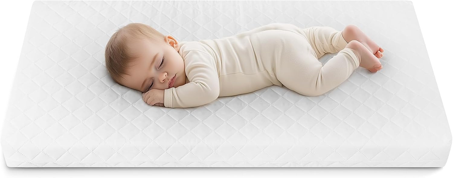 Love For Sleep Babybett Beistellbett 120x60cm mit Schaumstoffmatratze Grau Jacob Kinderbett Baby Bett Holz - Kinderbett Babybett, Mitwachsend Gitterbett Baby Bed