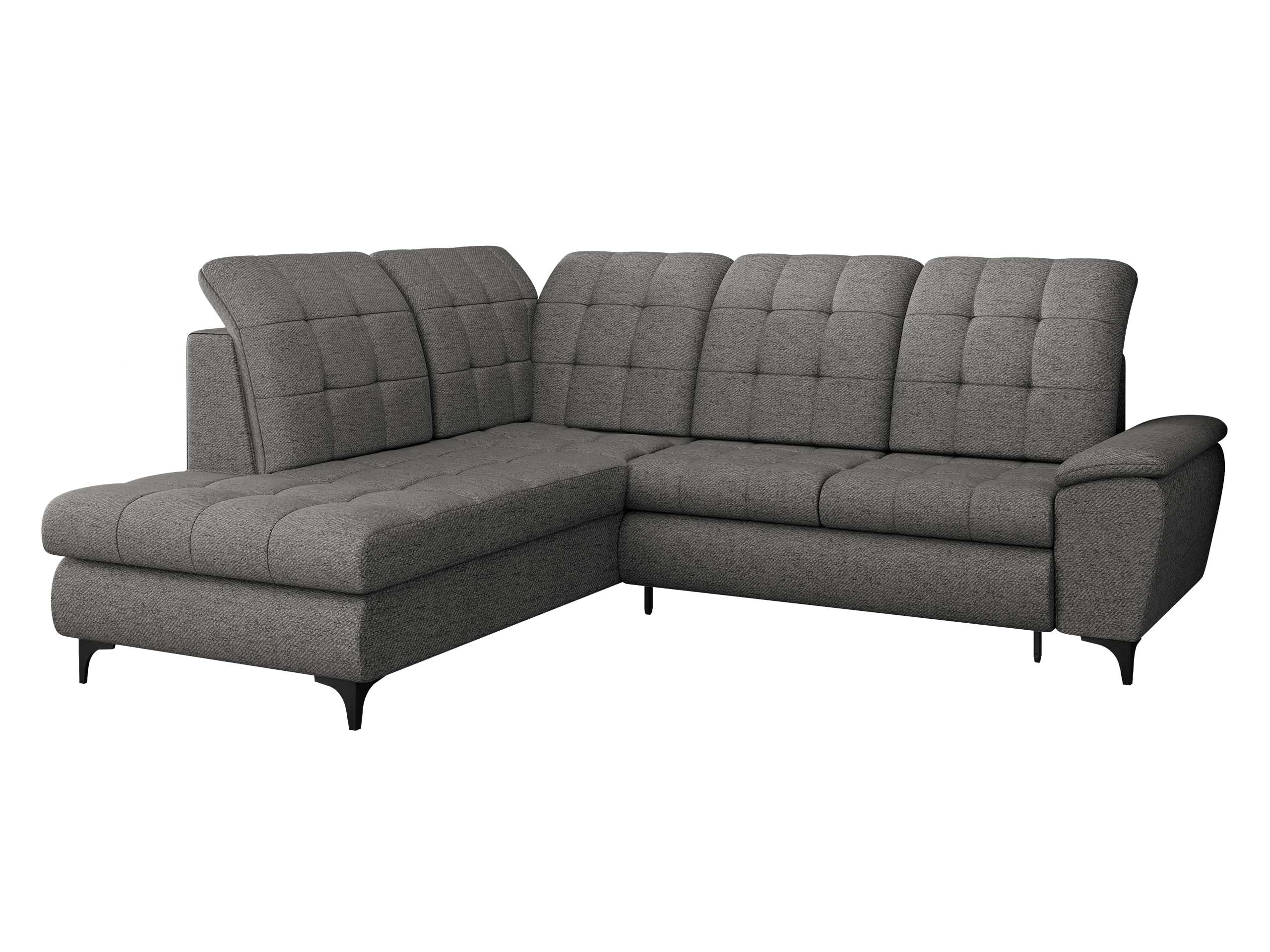 Mirjan24 Ecksofa Ferulk mit Bettkasten, 4 Sitzer L-Form Sofa mit Schlaffunktion, Eckcouch für Wohnzimmer, Couch mit Bettfunktion (Neve 03, Seite: Links)