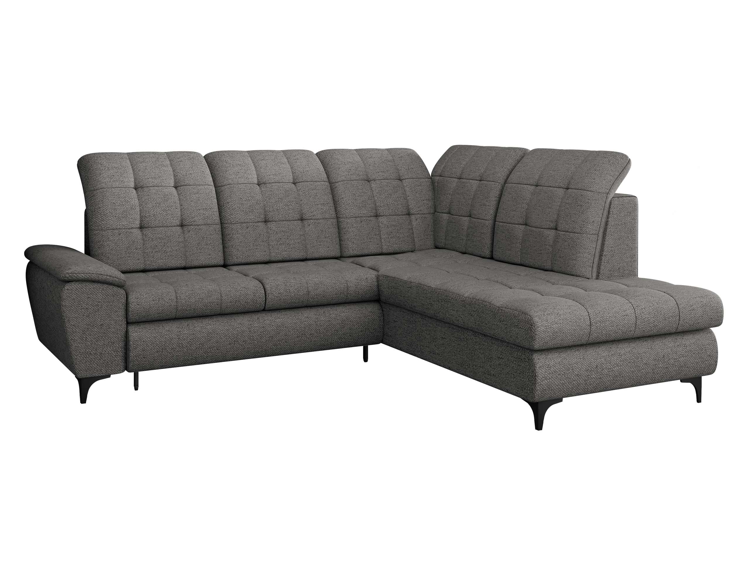 Mirjan24 Ecksofa Ferulk mit Bettkasten, 4 Sitzer L-Form Sofa mit Schlaffunktion, Eckcouch für Wohnzimmer, Couch mit Bettfunktion (Neve 03, Seite: Links)